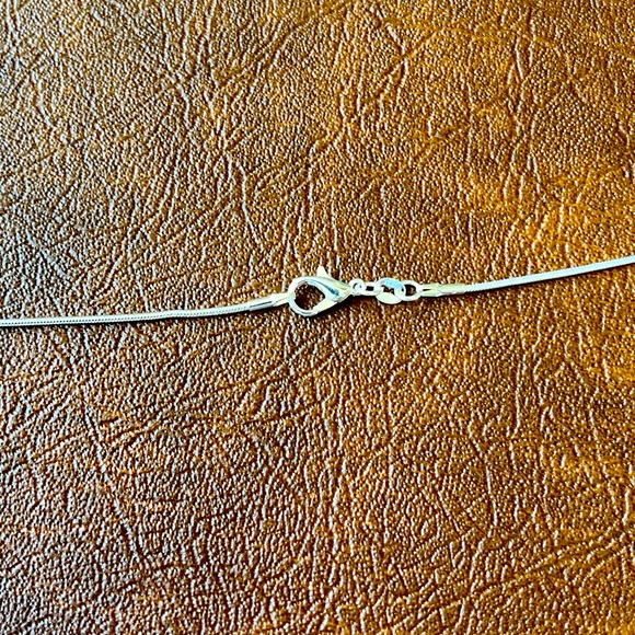 20” Sterling Silver Necklace. New. Smooth, simple, classy. - Picture 3 of 6